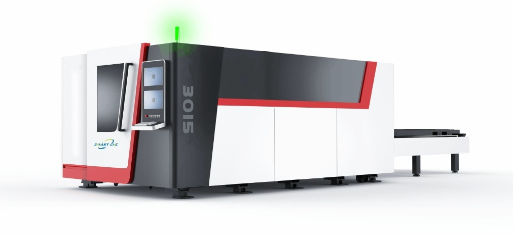 Лазерний верстат закритого типу зі змінними палетами SM-6000×20000 6000W